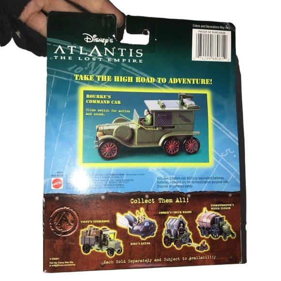 Disney's ATLANTIS Collectible - Rourkes Command Car - new in package Disney Movi - Picture 6 of 7